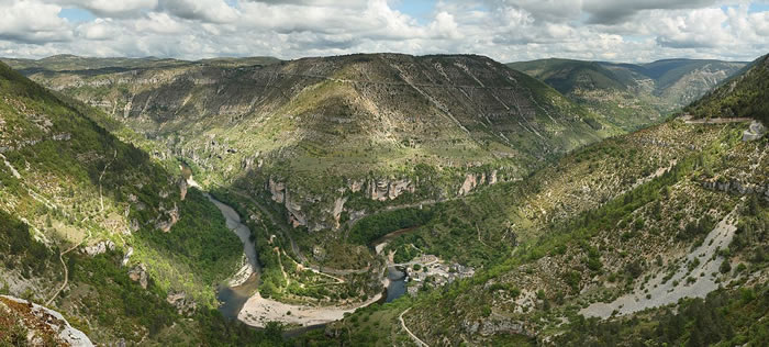 Massif central Saint Chely Tarn en France